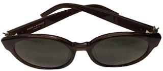 YVES SAINT LAURENT WOMEN’S SL M31/F BROWN POLARIZED SUNGLASSES CASE NOT INCLUDED